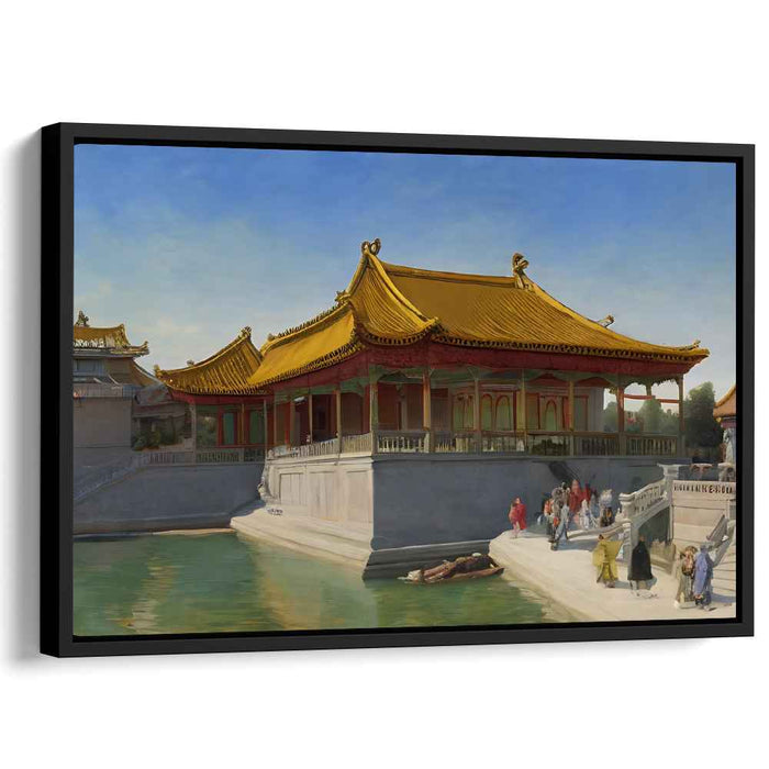 Ink Mist Dream: Realistic Landscape of Traditional Chinese Architecture