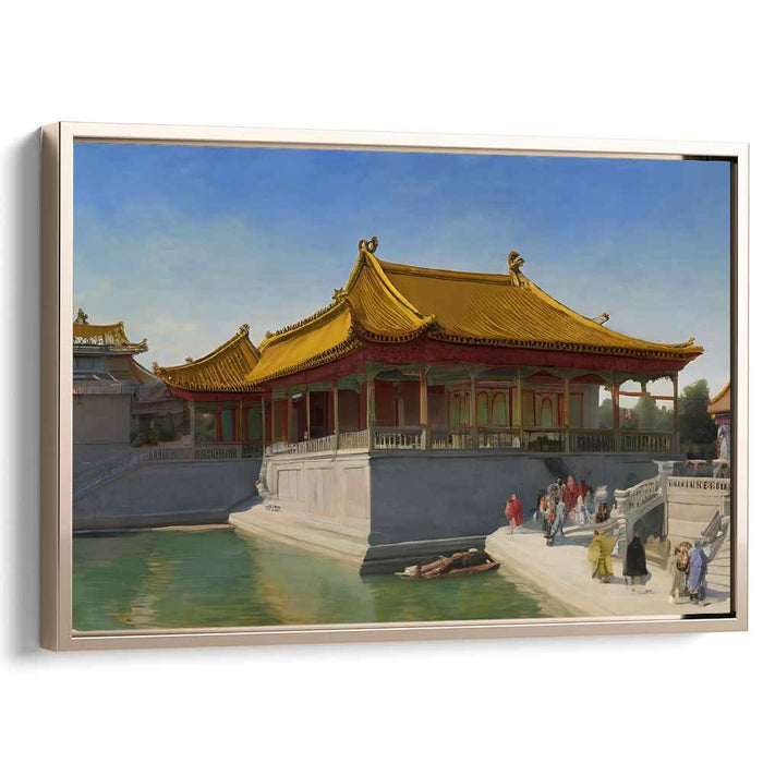 Ink Mist Dream: Realistic Landscape of Traditional Chinese Architecture