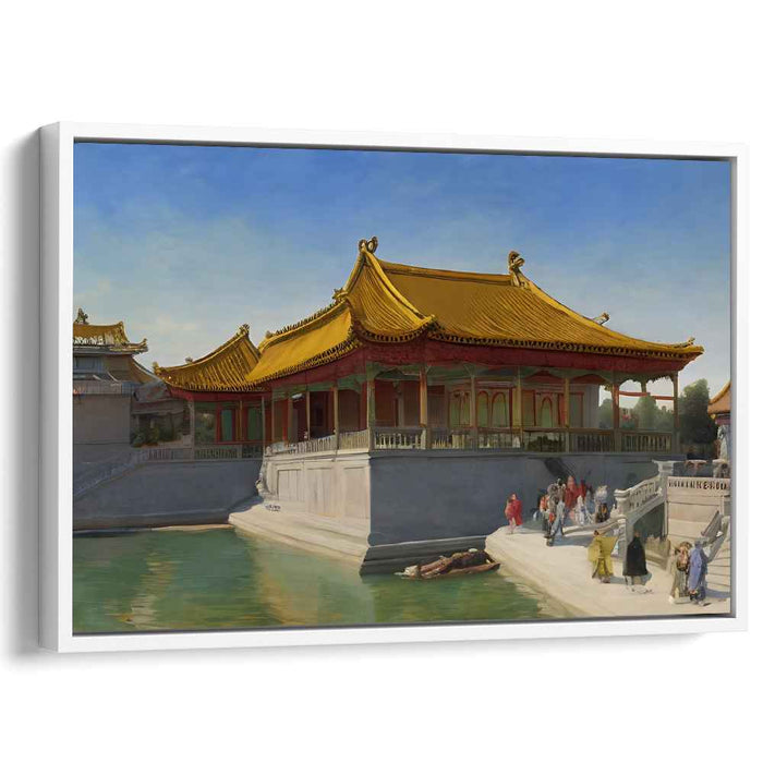 Ink Mist Dream: Realistic Landscape of Traditional Chinese Architecture