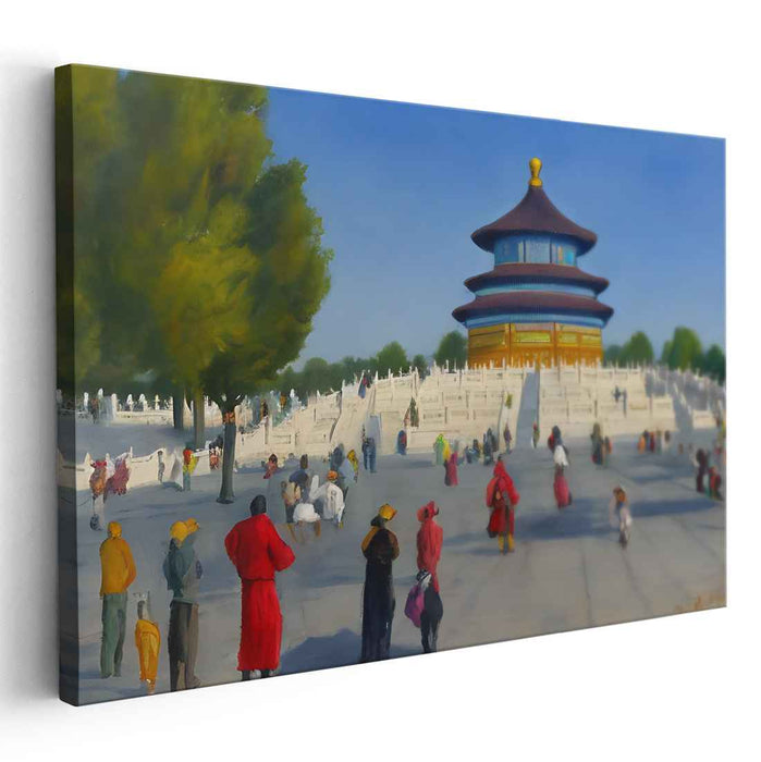 Celestial Echoes of Beijing: Realistic Depiction of the Temple of Heaven in Beijing