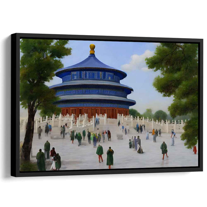 Eternal Harmony: The Temple of Heaven in Serene Blue