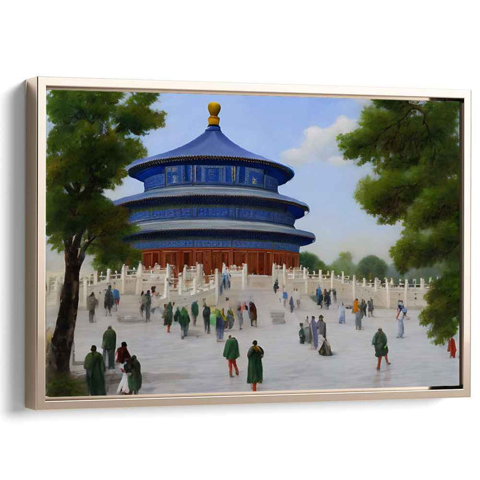 Eternal Harmony: The Temple of Heaven in Serene Blue