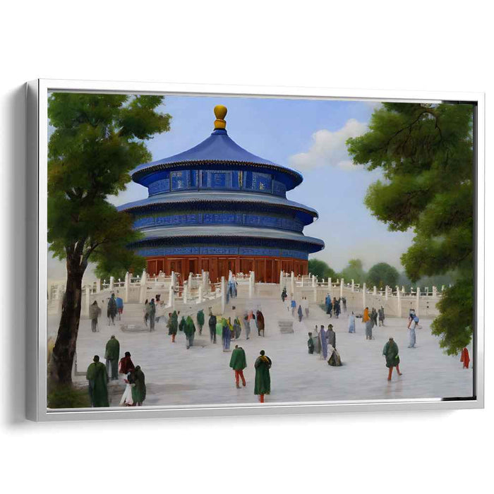 Eternal Harmony: The Temple of Heaven in Serene Blue