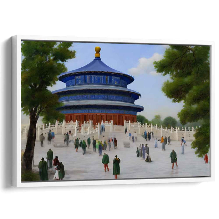 Eternal Harmony: The Temple of Heaven in Serene Blue