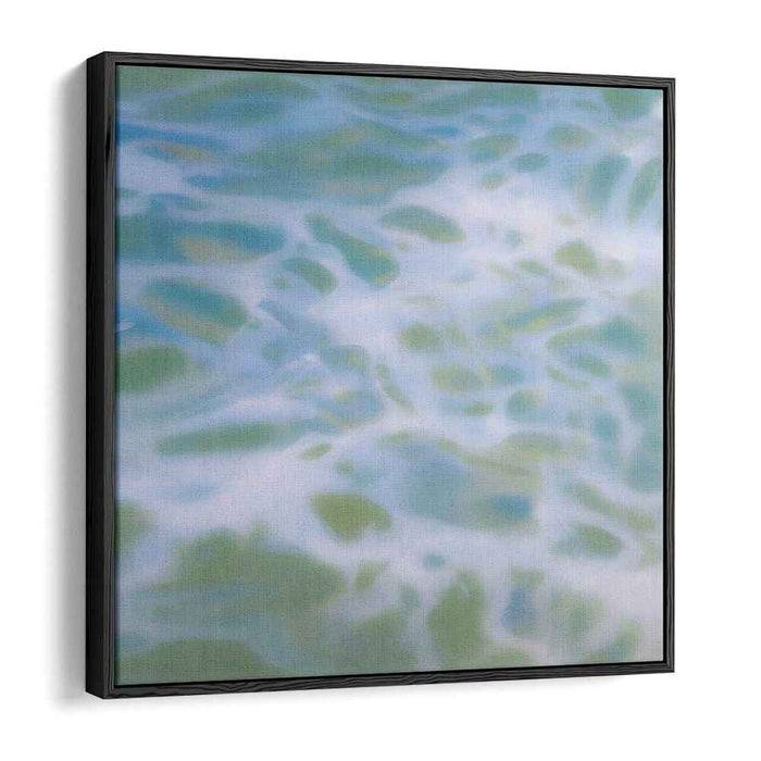 Serenity Waters: Abstract Interpretation of Light on Water Canvas Art