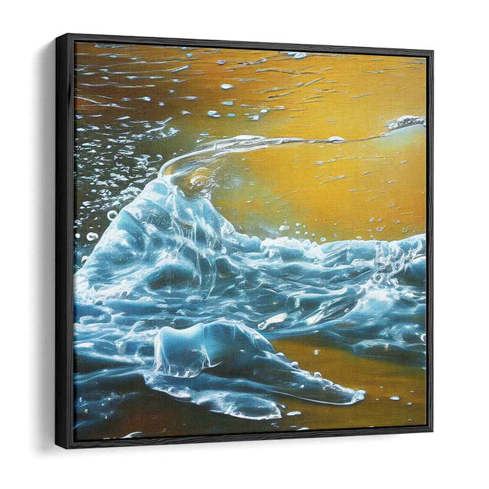 Liquid Dreamscape Mirage: Hyper-Realistic Oceanic Canvas Art Print