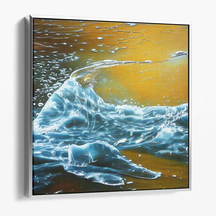 Liquid Dreamscape Mirage: Hyper-Realistic Oceanic Canvas Art Print