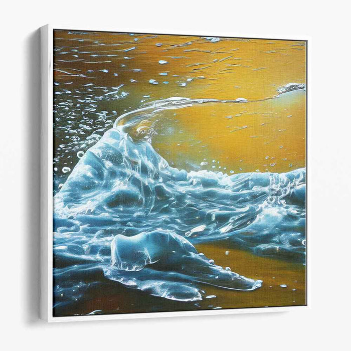 Liquid Dreamscape Mirage: Hyper-Realistic Oceanic Canvas Art Print