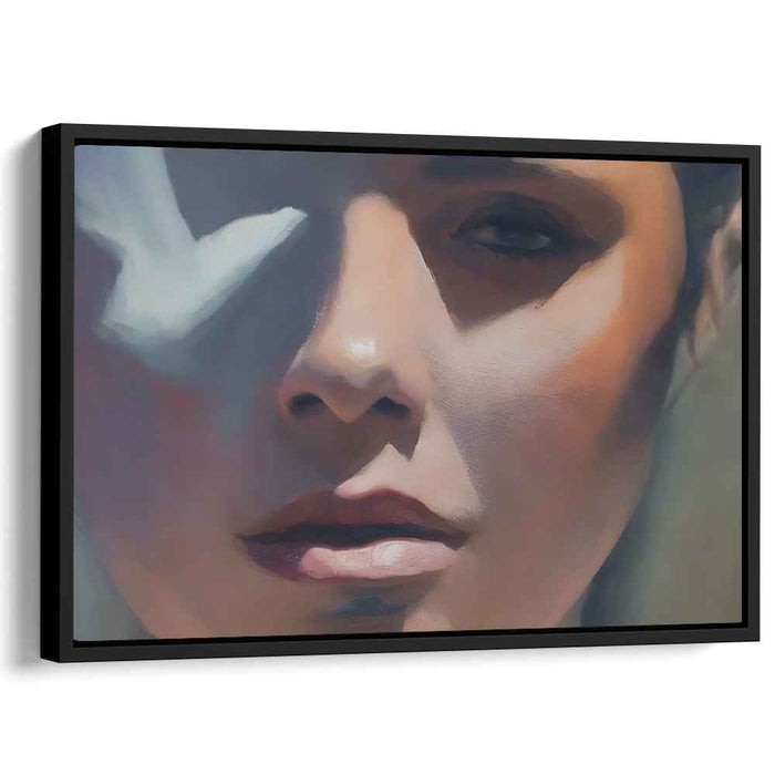 Soulful Reflections in Time: Realistic Portrait of a Woman