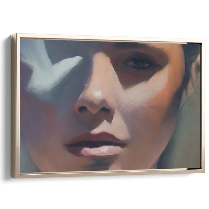 Soulful Reflections in Time: Realistic Portrait of a Woman