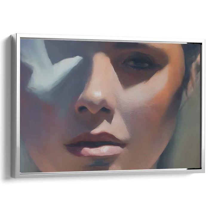 Soulful Reflections in Time: Realistic Portrait of a Woman