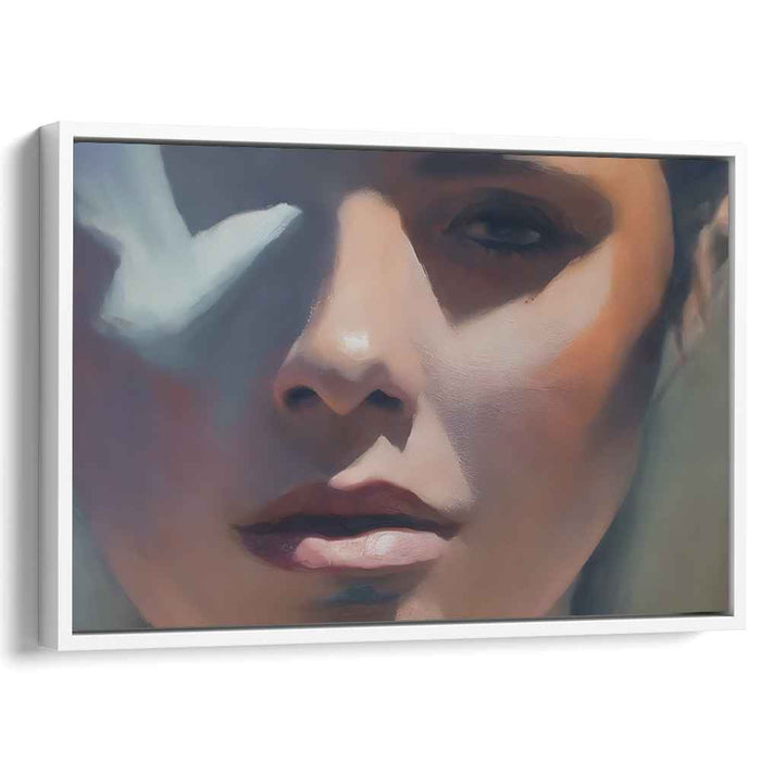 Soulful Reflections in Time: Realistic Portrait of a Woman