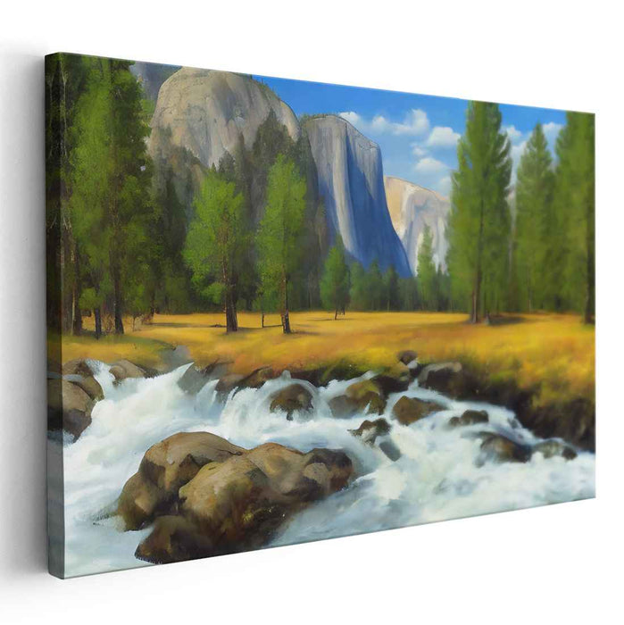 Radiance on Canvas: A Luminous Landscape Canvas Art