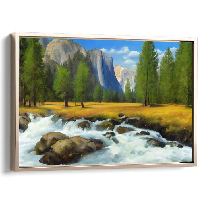 Radiance on Canvas: A Luminous Landscape Canvas Art