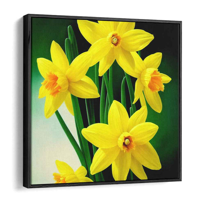 Realistic Oil Daffodils #002