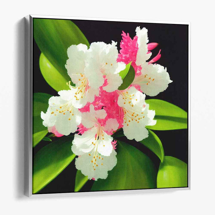 Realistic Oil Rhododendron #001