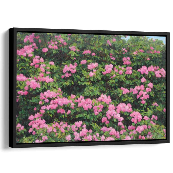 Whispers of Rosewood Harmony: A Lush Symphony of Pink and Green