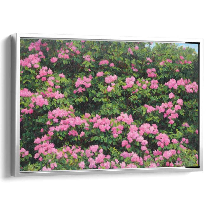 Whispers of Rosewood Harmony: A Lush Symphony of Pink and Green