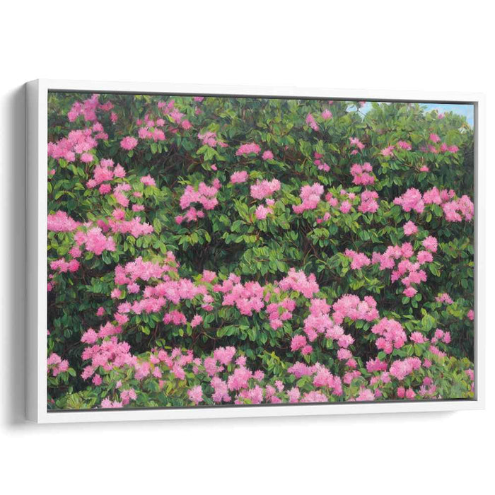 Whispers of Rosewood Harmony: A Lush Symphony of Pink and Green