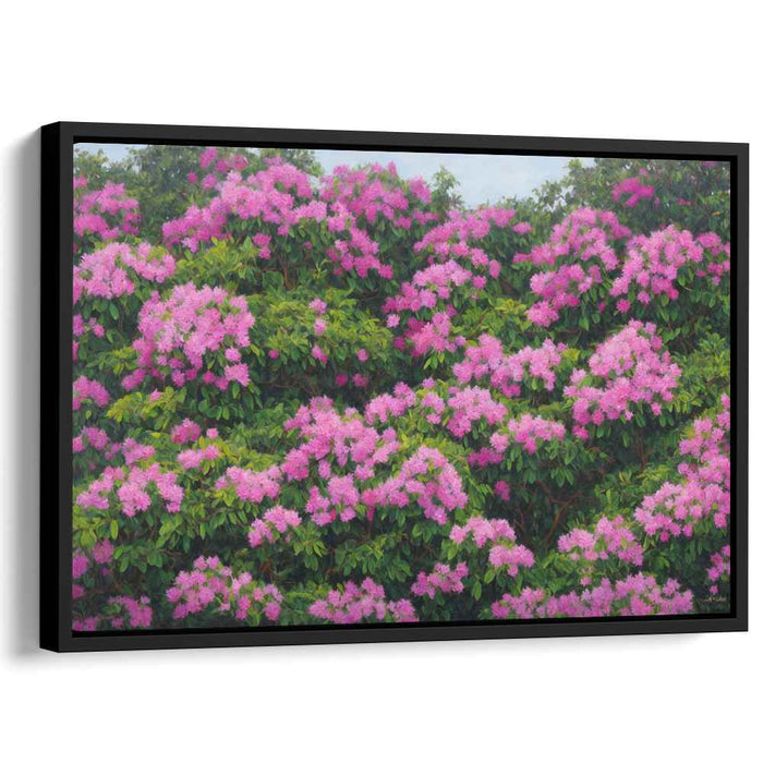 Petals Whispering Secrets: Realistic Floral Canvas Art Print