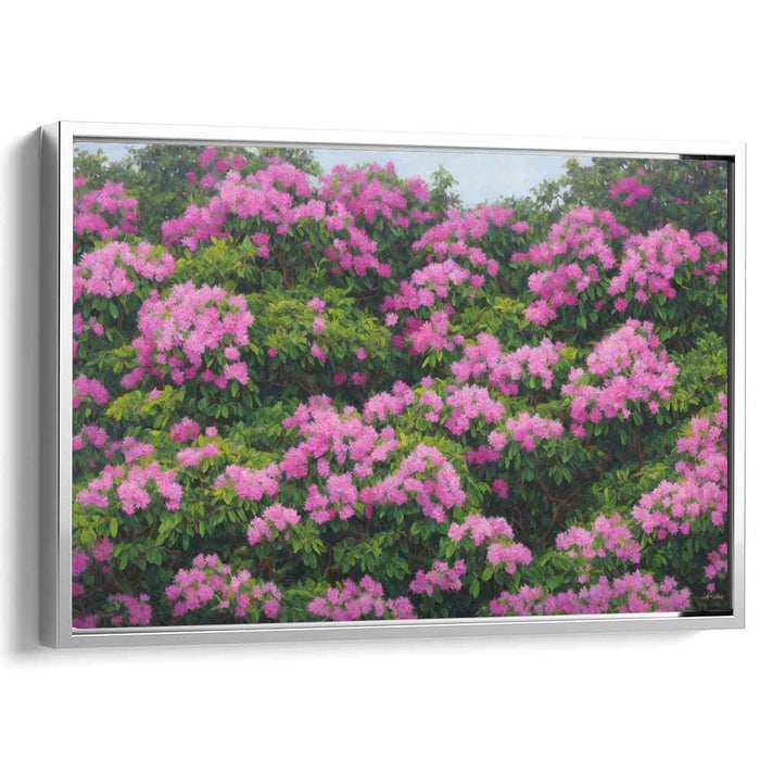 Petals Whispering Secrets: Realistic Floral Canvas Art Print