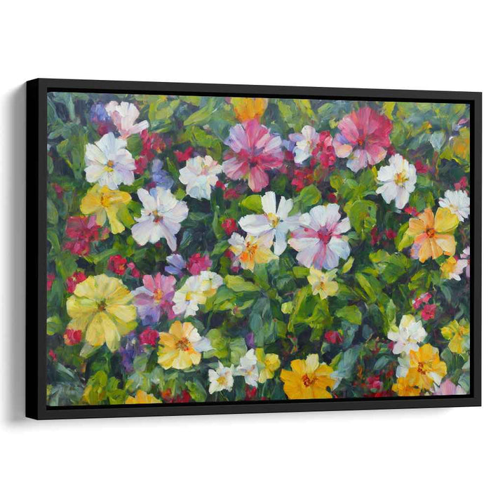 Realistic Oil Tropical Flowers #105