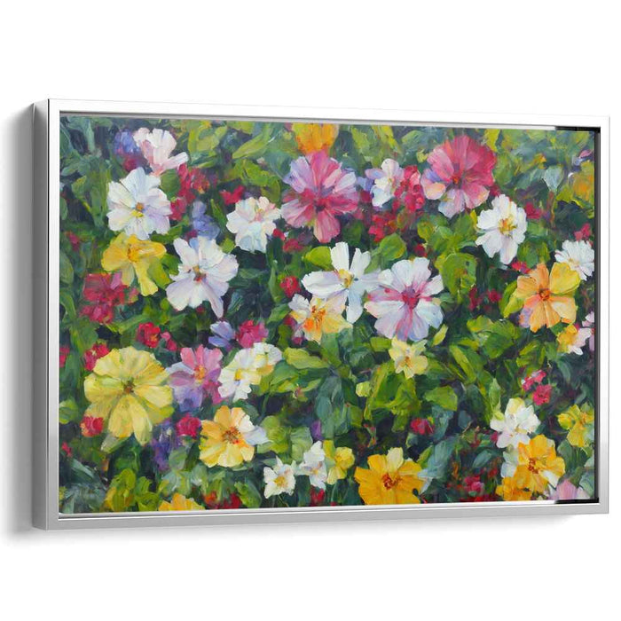 Realistic Oil Tropical Flowers #105