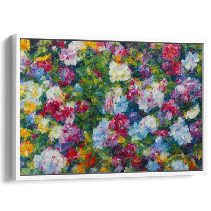 Realistic Oil Tropical Flowers #106