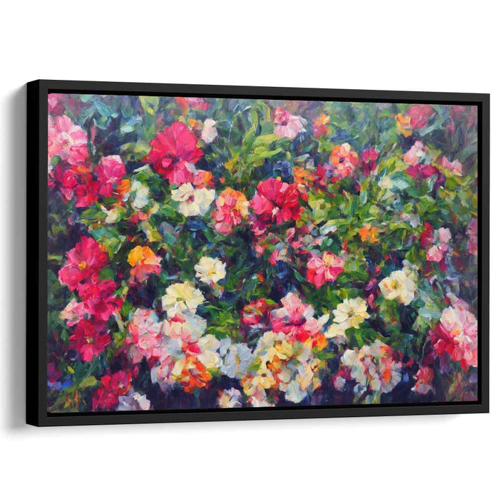 Realistic Oil Tropical Flowers #107