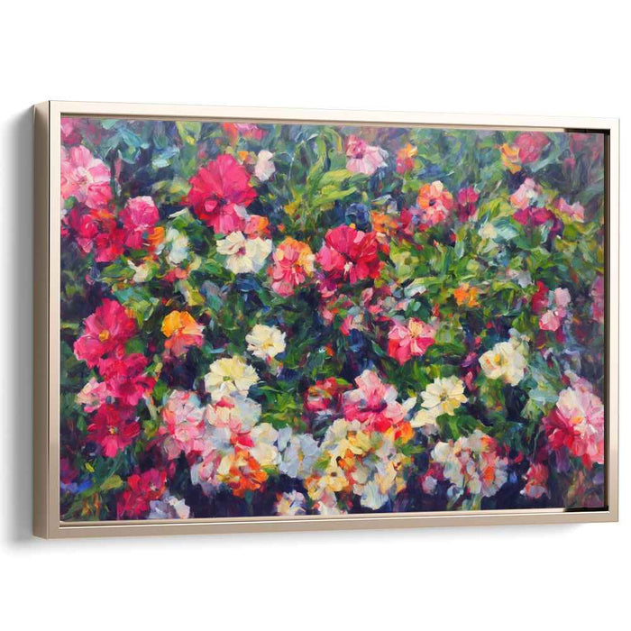 Realistic Oil Tropical Flowers #107