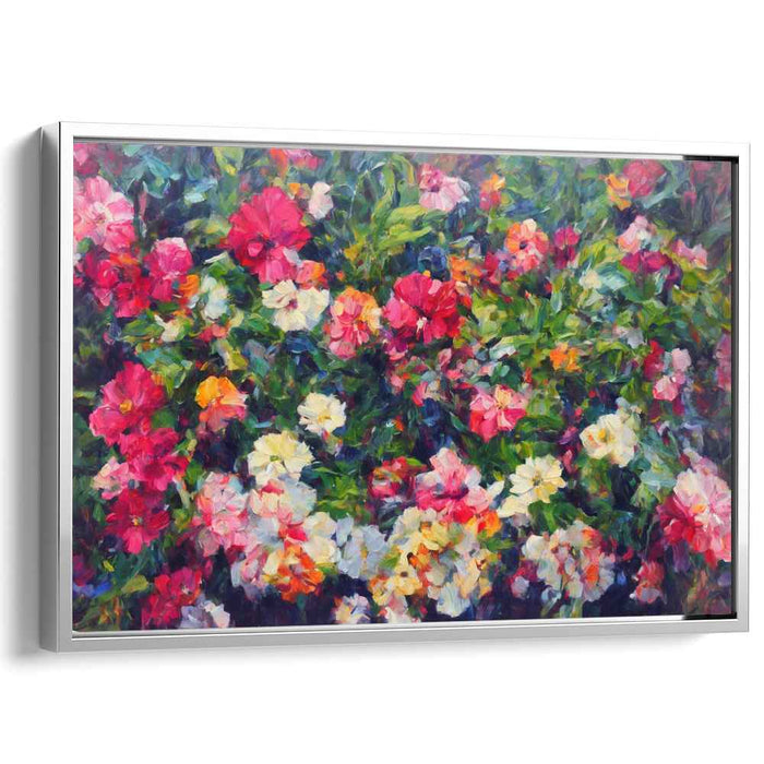 Realistic Oil Tropical Flowers #107