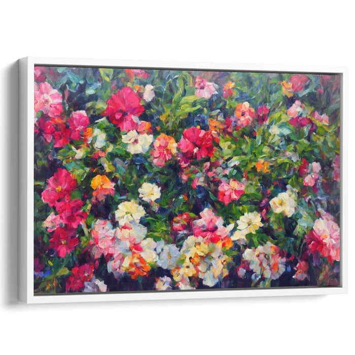 Realistic Oil Tropical Flowers #107