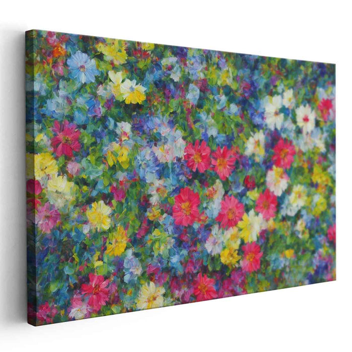 Realistic Oil Tropical Flowers #109