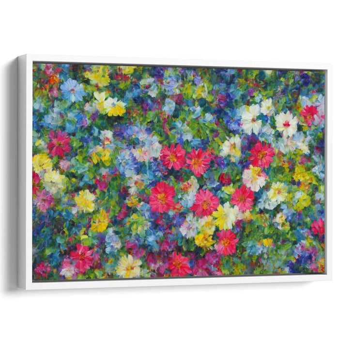 Realistic Oil Tropical Flowers #109