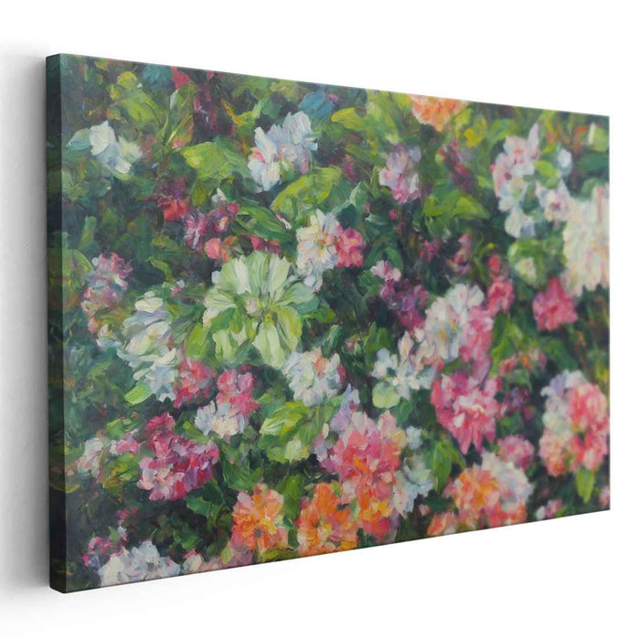 Realistic Oil Tropical Flowers #110