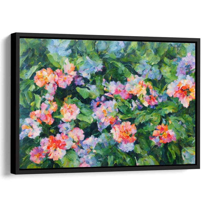 Realistic Oil Tropical Flowers #111