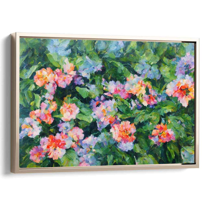 Realistic Oil Tropical Flowers #111