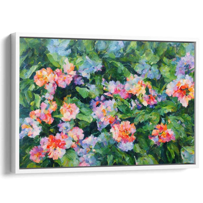 Realistic Oil Tropical Flowers #111