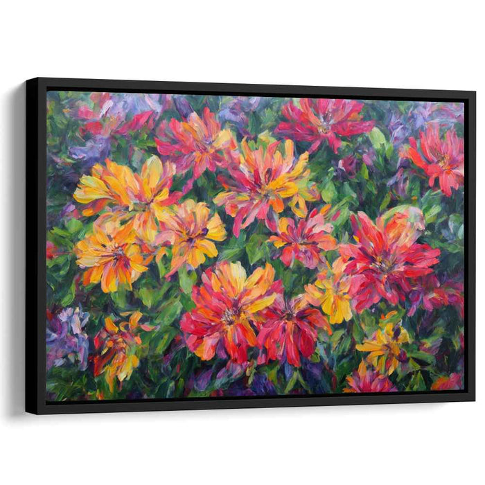 Realistic Oil Tropical Flowers #117