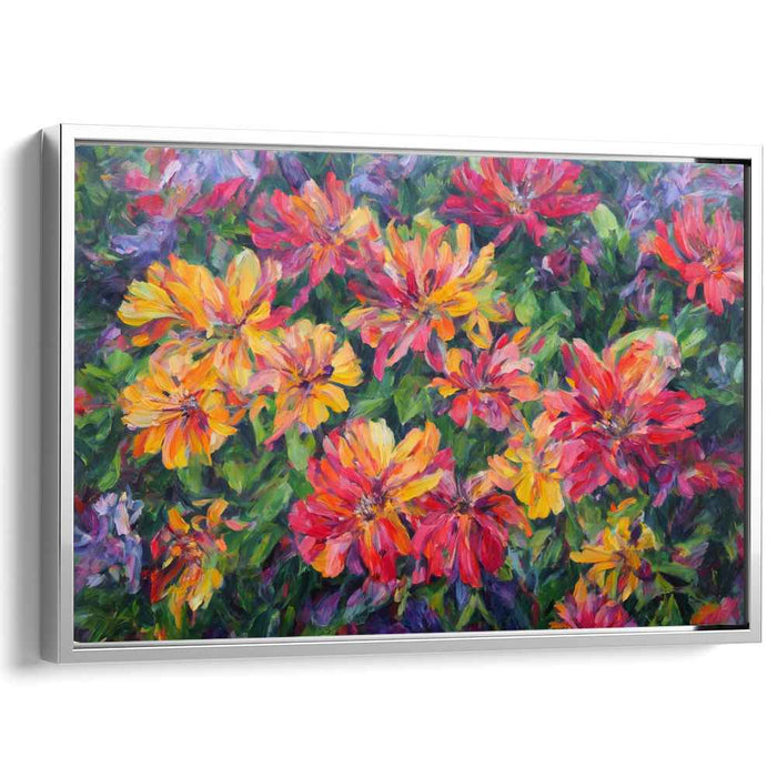 Realistic Oil Tropical Flowers #117