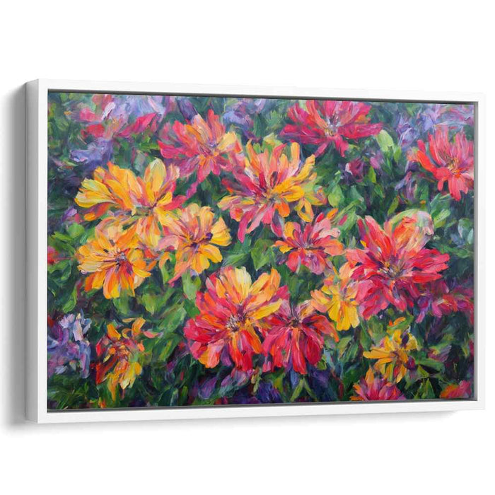 Realistic Oil Tropical Flowers #117