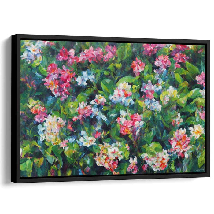 Realistic Oil Tropical Flowers #119