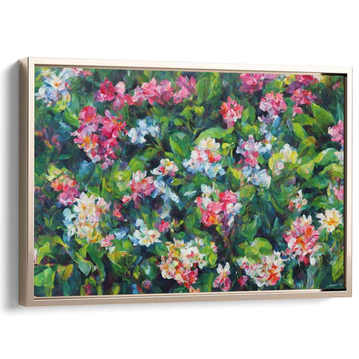 Realistic Oil Tropical Flowers #119