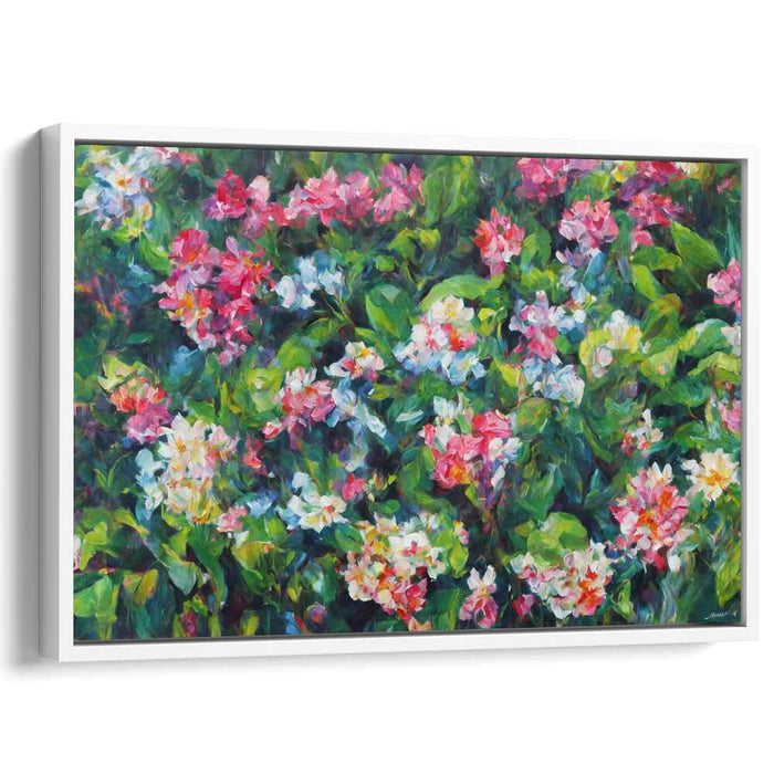 Realistic Oil Tropical Flowers #119