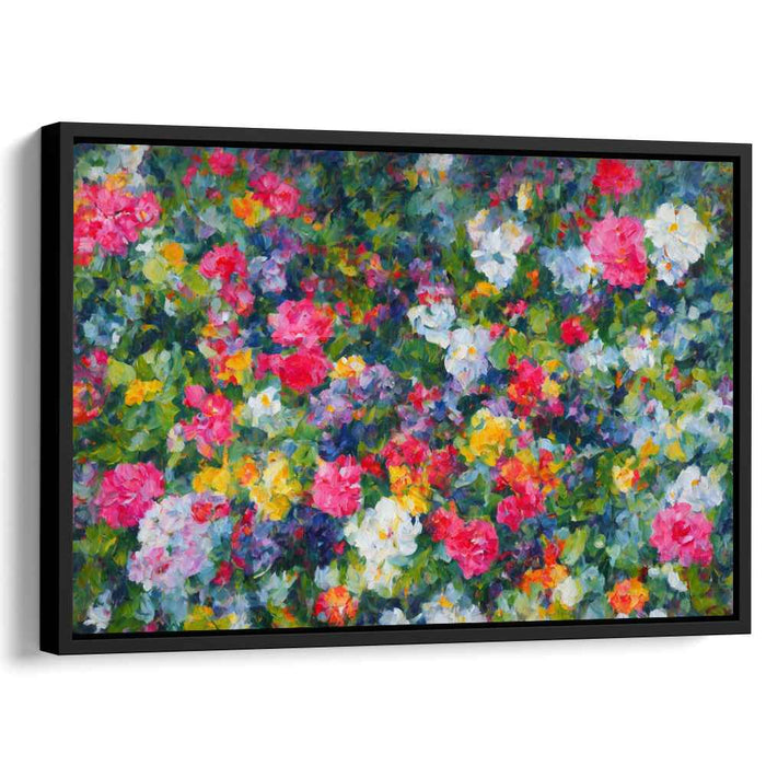 Garden of Delights: Impressionist-Inspired Floral Canvas Art