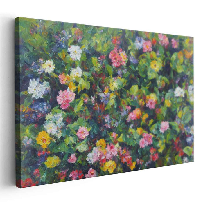 Realistic Oil Tropical Flowers #121