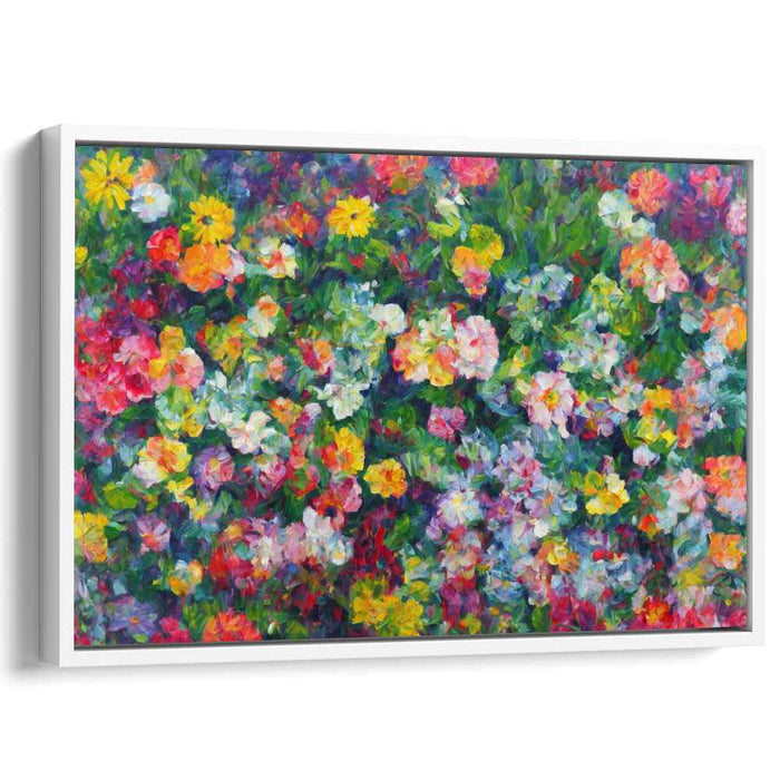 Realistic Oil Tropical Flowers #126