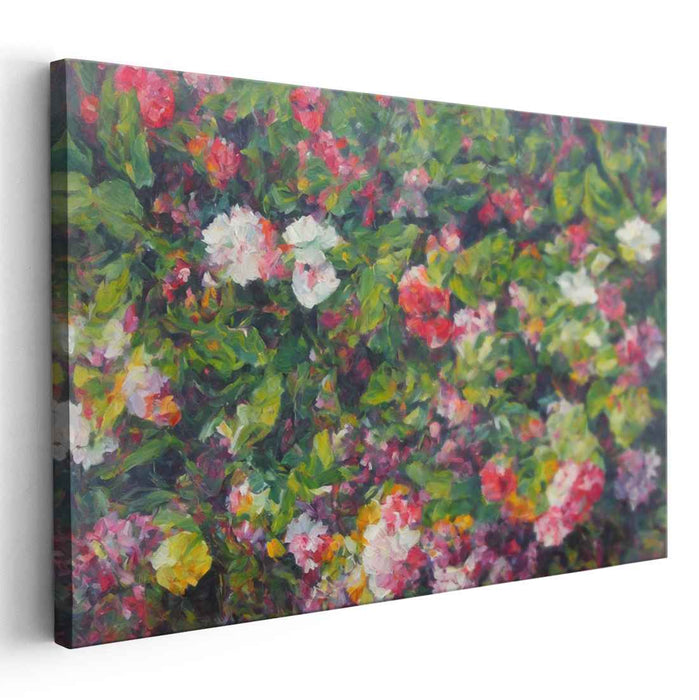 Realistic Oil Tropical Flowers #127