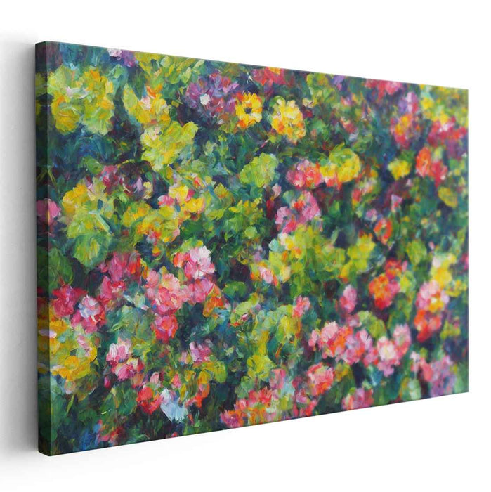 Painter's Paradise: Impressionist Garden Canvas Art Print