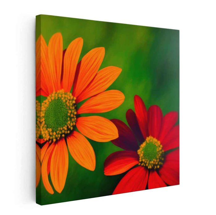 Realistic Oil Wild Flowers #002